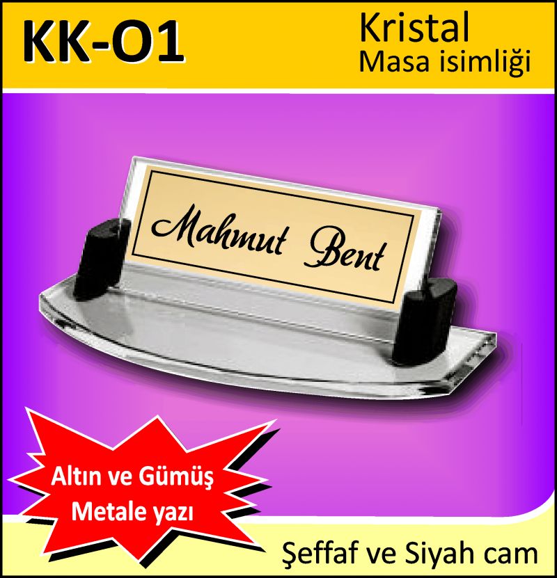 KK-01 KRİSTAL İSİMLİK
