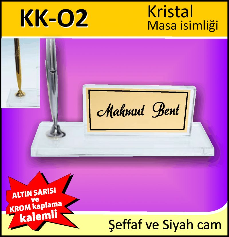 KK-02 KRİSTAL İSİMLİK