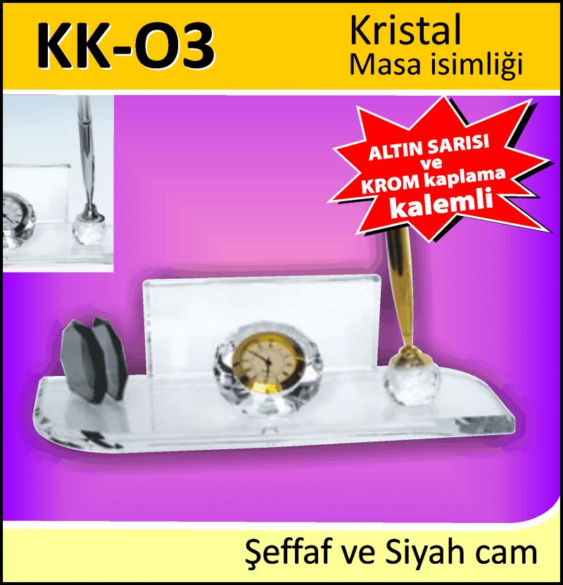 KK-03 KRİSTAL İSİMLİK