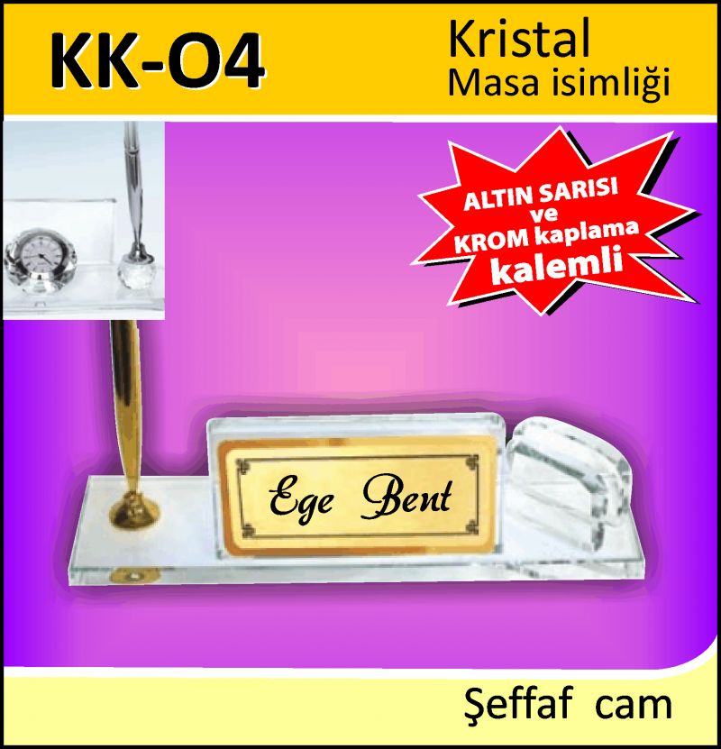 KK-04  KRİSTAL İSİMLİK